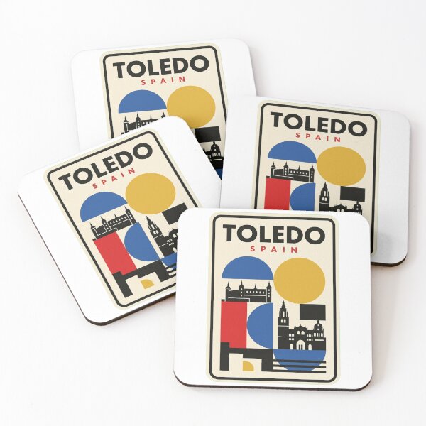 Item preview, Retro Toledo Bauhaus Geometric Skyline designed and sold by k3rstman1.