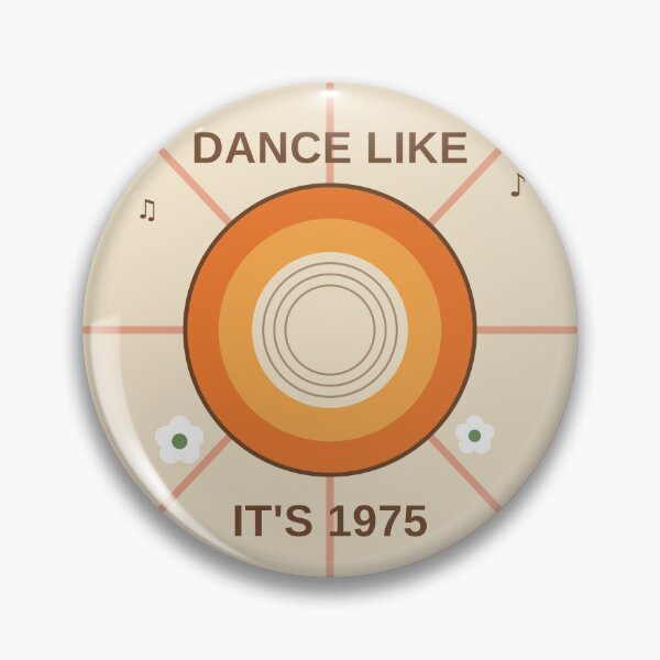 Item preview, Dance Like It's 1975 Retro Groovy Sun Music T-Shirt designed and sold by ZoomTaDesign.
