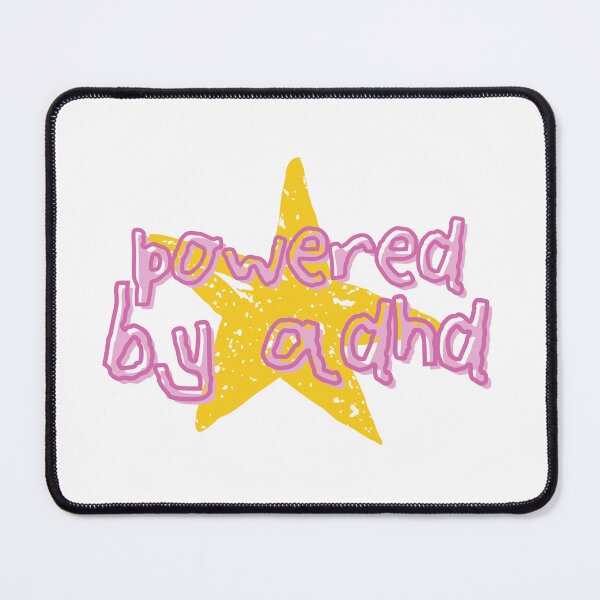 Item preview, Powered by ADHD (Pink/Star) designed and sold by hazywares.