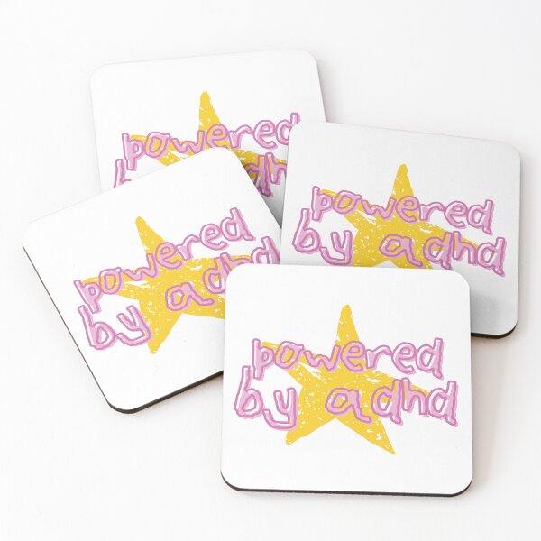 Item preview, Powered by ADHD (Pink/Star) designed and sold by hazywares.