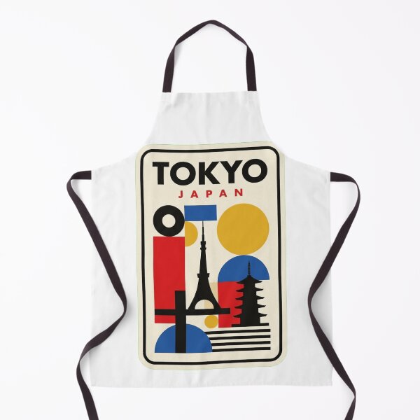 Item preview, Retro Tokyo Bauhaus Geometric Skyline designed and sold by k3rstman1.