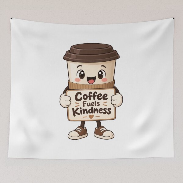 Item preview, Coffee Fuels Kindness designed and sold by Mystik-Media.
