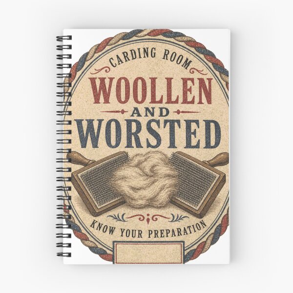 Item preview, Woolen and Worsted Label Hand Carding Fiber Preparation designed and sold by BoosterShop.