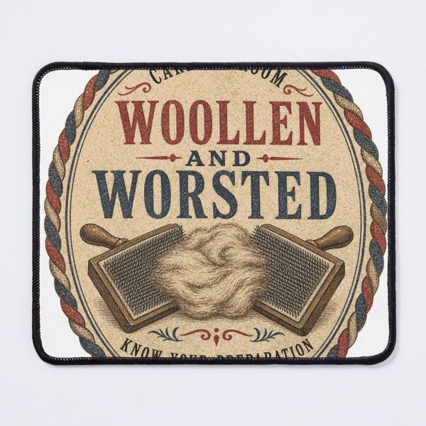 Item preview, Woolen and Worsted Label Hand Carding Fiber Preparation designed and sold by BoosterShop.