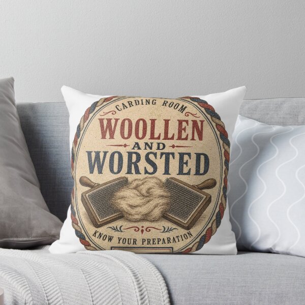 Item preview, Woolen and Worsted Label Hand Carding Fiber Preparation designed and sold by BoosterShop.