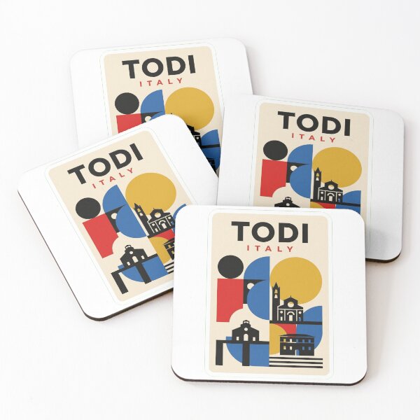 Item preview, Retro Todi Bauhaus Geometric Skyline designed and sold by k3rstman1.