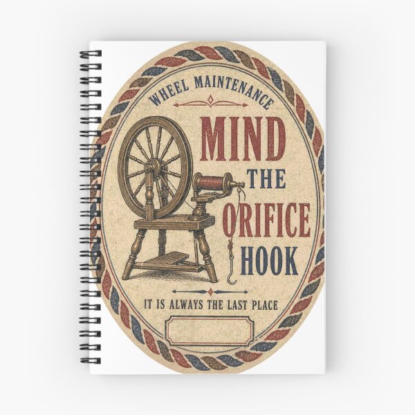 Item preview, Mind The Orifice Hook Funny Spinning Wheel Label designed and sold by BoosterShop.