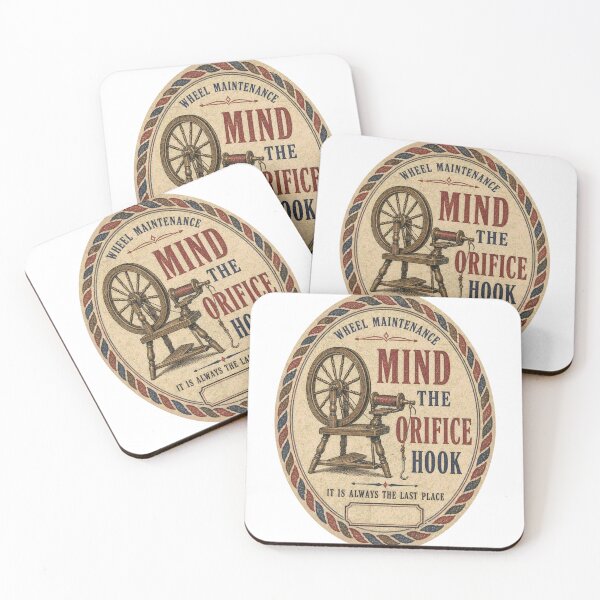 Item preview, Mind The Orifice Hook Funny Spinning Wheel Label designed and sold by BoosterShop.