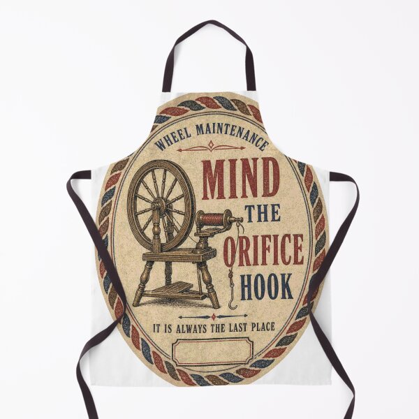 Item preview, Mind The Orifice Hook Funny Spinning Wheel Label designed and sold by BoosterShop.
