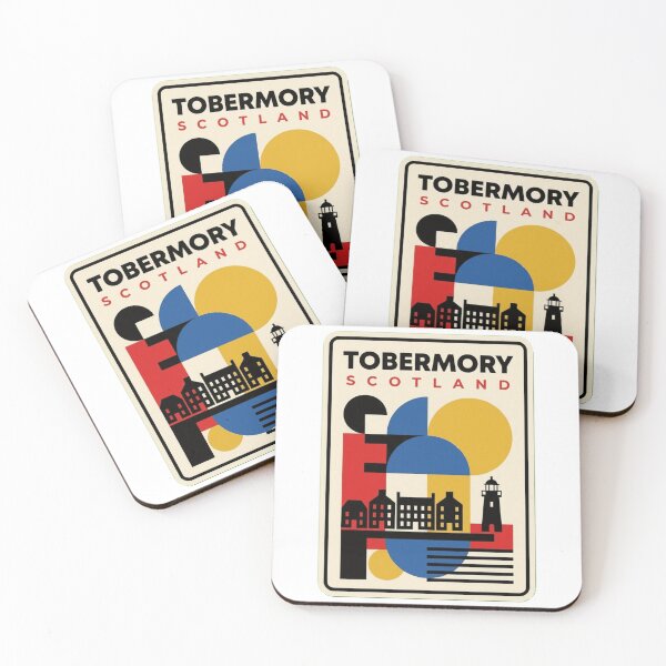 Item preview, Retro Tobermory Bauhaus Geometric Skyline designed and sold by k3rstman1.