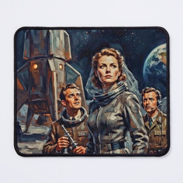 Item preview, Woman in the Moon Cosmic Voyage Fine Art Tribute designed and sold by Art's Diner.