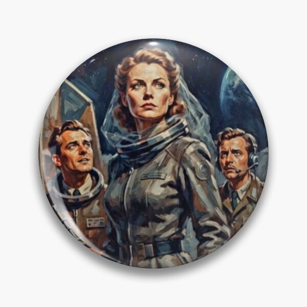 Item preview, Woman in the Moon Cosmic Voyage Fine Art Tribute designed and sold by Art's Diner.