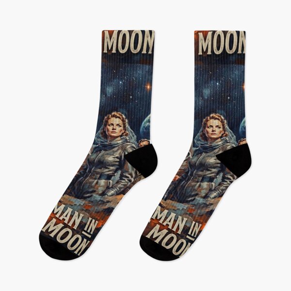 Item preview, Woman in the Moon Cosmic Voyage Fine Art Tribute designed and sold by Art's Diner.