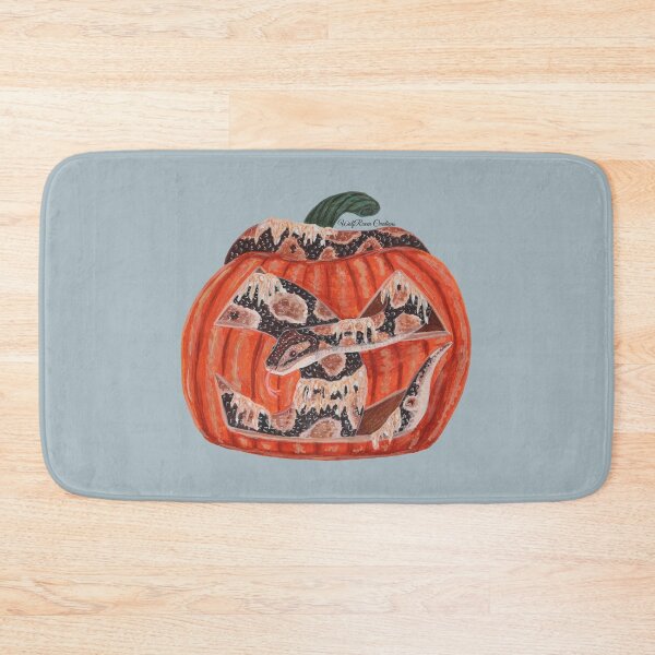 Item preview, Ball python in a carved pumpkin designed and sold by WolfRaven Creations.