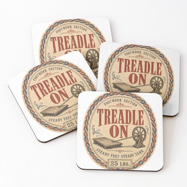 Item preview, Treadle On Label Spinning Wheel Treadle and Quiet Yarn designed and sold by BoosterShop.