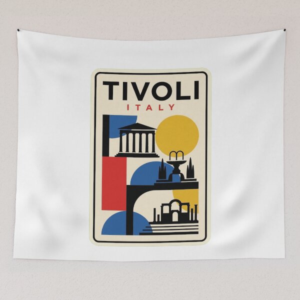 Item preview, Retro Tivoli Bauhaus Geometric Skyline designed and sold by k3rstman1.