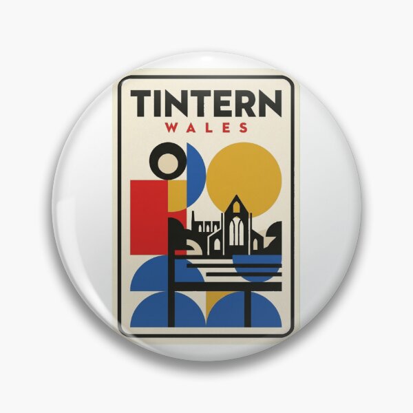 Item preview, Retro Tintern Bauhaus Geometric Skyline designed and sold by k3rstman1.