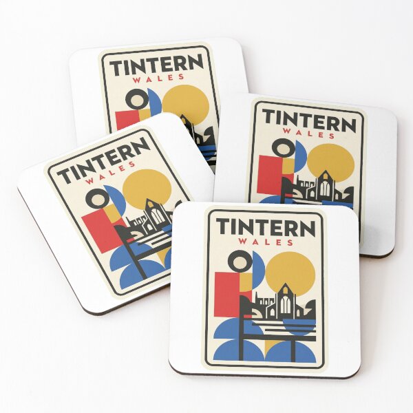 Item preview, Retro Tintern Bauhaus Geometric Skyline designed and sold by k3rstman1.