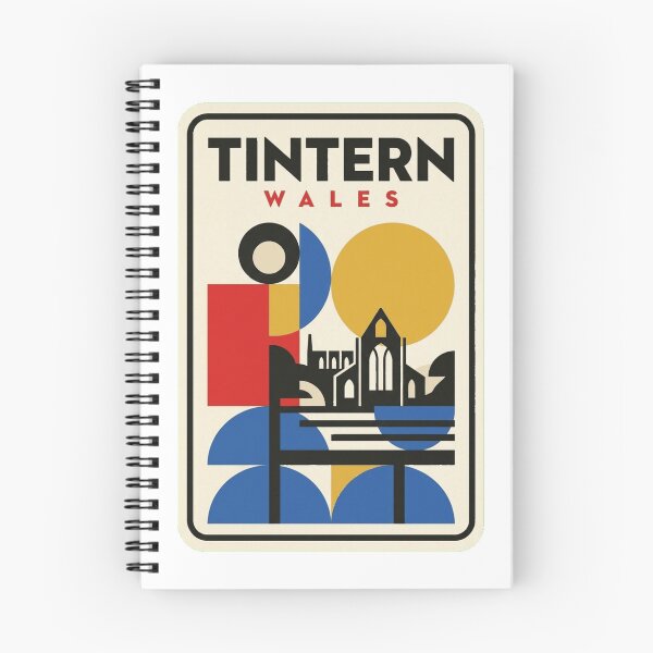 Item preview, Retro Tintern Bauhaus Geometric Skyline designed and sold by k3rstman1.