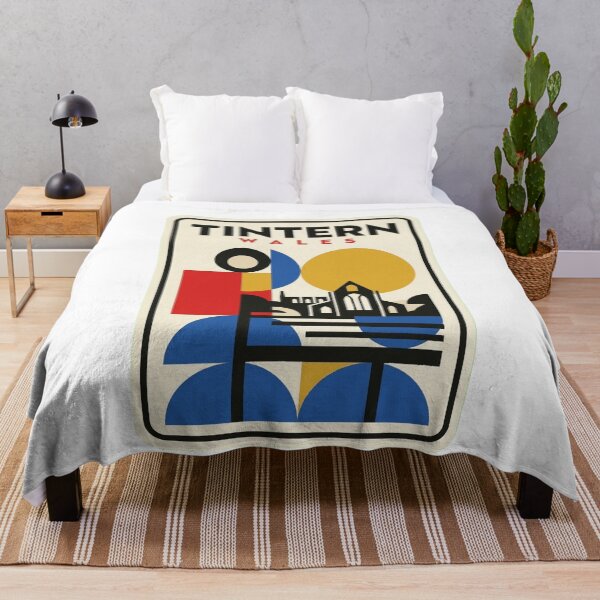Item preview, Retro Tintern Bauhaus Geometric Skyline designed and sold by k3rstman1.