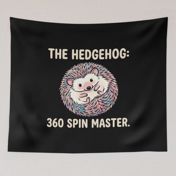 Item preview, The Hedgehog 360 Spin Master designed and sold by ihkwantamsis.