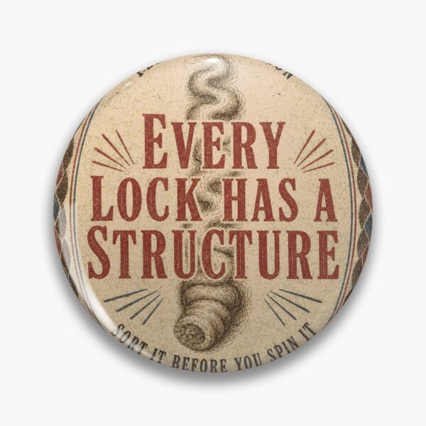 Item preview, Every Lock Has A Structure Label Non-woven Sorting designed and sold by BoosterShop.