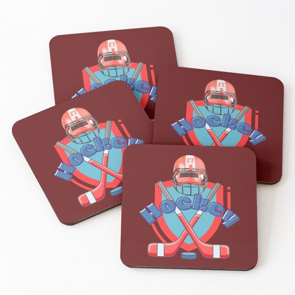 Item preview, Vintage Ice Hockey Shield – Hockey Stick, Puck and Helmet Sport Art designed and sold by Evelashop.