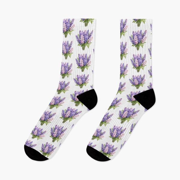 Artikelvorschau, Lupinenblüte | Elegante botanische Blumenkunst entworfen und verkauft von Mandayartstudio.
