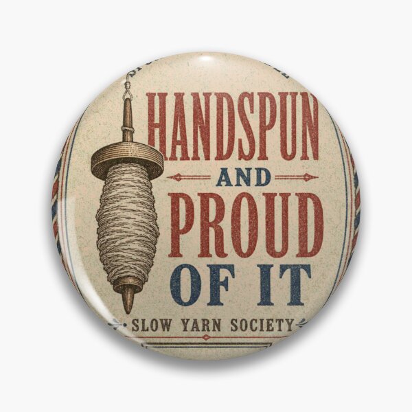 Item preview, Handspun And Proud Of It Label Handspun Slow Yarn designed and sold by BoosterShop.