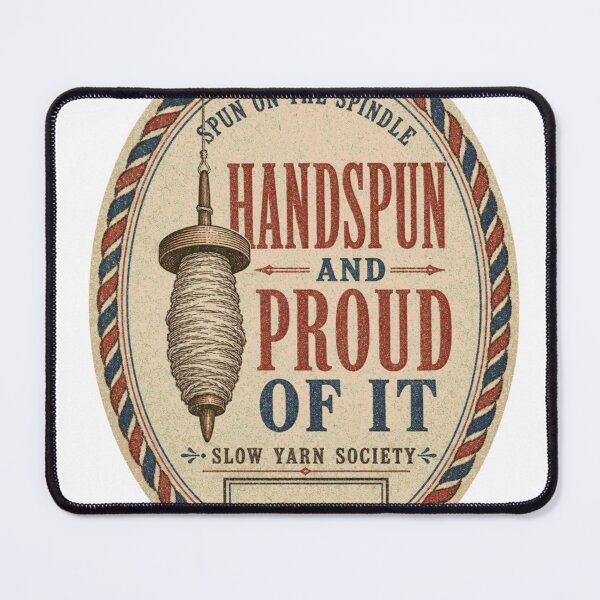 Item preview, Handspun And Proud Of It Label Handspun Slow Yarn designed and sold by BoosterShop.