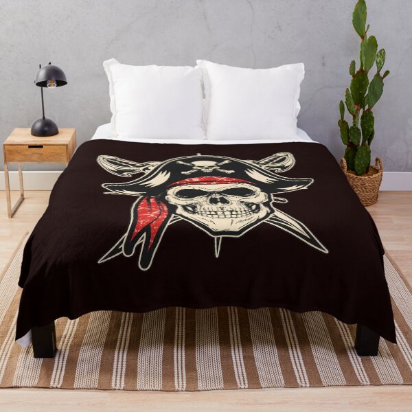 Item preview, Skull Pirate with Cutlass Hat Bandana  designed and sold by drawfreak.