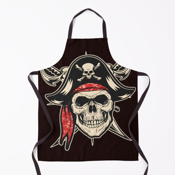 Item preview, Skull Pirate with Cutlass Hat Bandana  designed and sold by drawfreak.