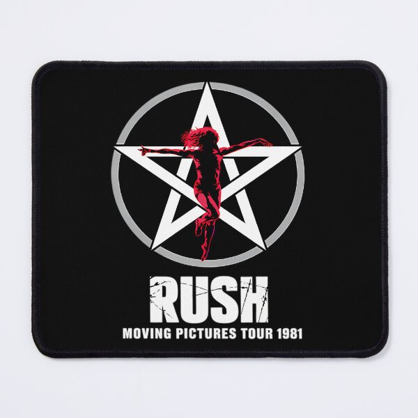 Item preview, Rush Moving Pictures Tour 1981 Vintage Rock Poster designed and sold by Biscuteny.