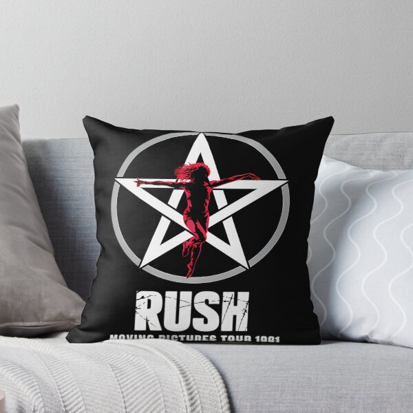 Item preview, Rush Moving Pictures Tour 1981 Vintage Rock Poster designed and sold by Biscuteny.