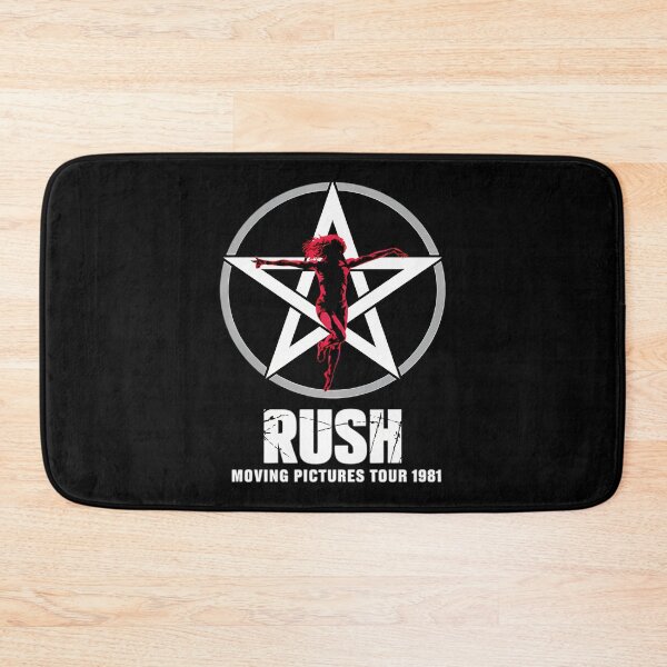 Item preview, Rush Moving Pictures Tour 1981 Vintage Rock Poster designed and sold by Biscuteny.