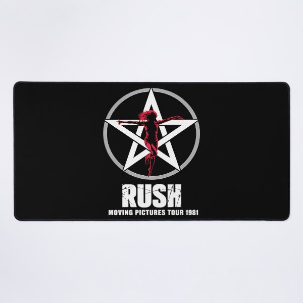 Item preview, Rush Moving Pictures Tour 1981 Vintage Rock Poster designed and sold by Biscuteny.