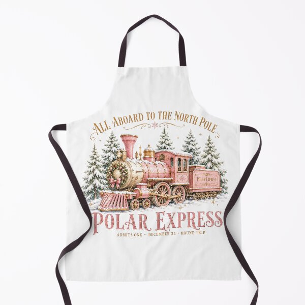 Item preview, All Aboard the Pink Polar Express Christmas designed and sold by SweetTeezPrints.