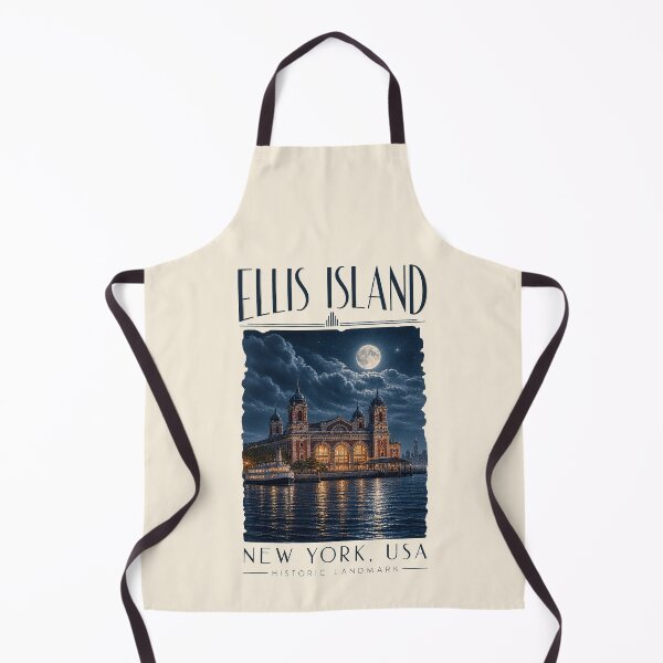 Item preview, Ellis Island, New York, USA [Illustration] designed and sold by elektronen.
