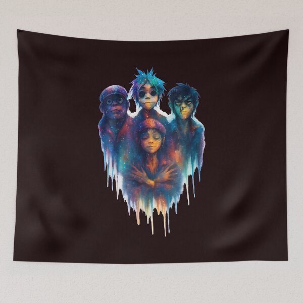 Item preview, Gorillaz Cosmic Drip Art designed and sold by drawfreak.