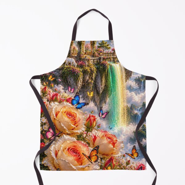 Item preview, Golden Gazebo Rose Garden Waterfall designed and sold by nardreelxz.