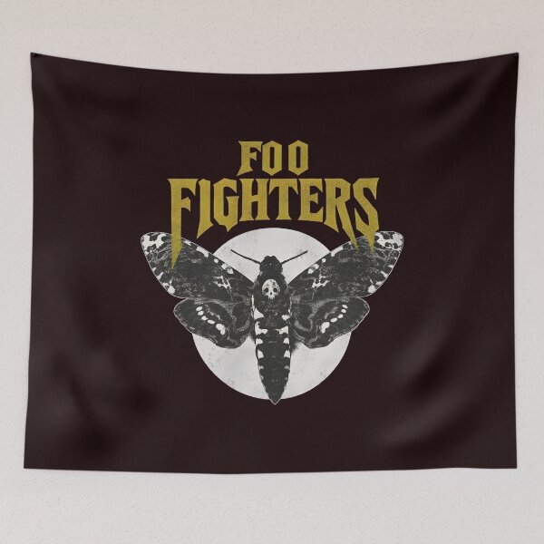 Item preview, Foo Fighters Moth Skull Band  designed and sold by drawfreak.