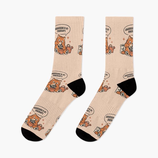 Item preview, Funny Cat Gardening Is My Therapy Retro Gardener Vintage Garden Lover designed and sold by Chonkz.