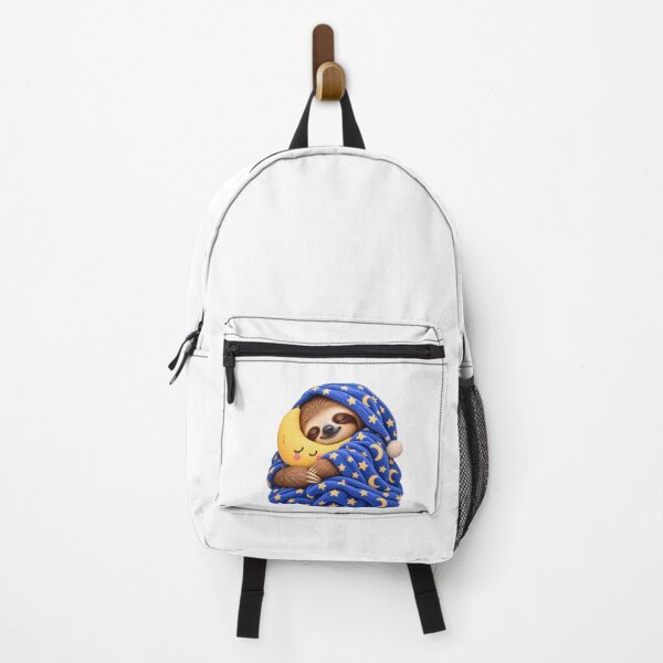 Item preview, Cozy Sleeping Sloth with Moon Pillow designed and sold by TinyWeird.