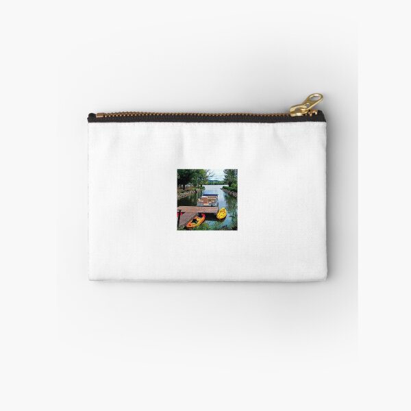 Item preview, Kayak and Boat on Gorgeous Lake designed and sold by DaezieDepictions.