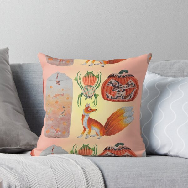 Item preview, Pumpkin animal collage mix media designed and sold by WolfRaven Creations.