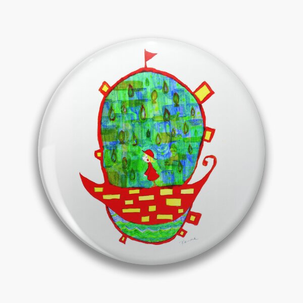 Item preview, Little Girl Walking with Red Flag designed and sold by pon-pon-55.