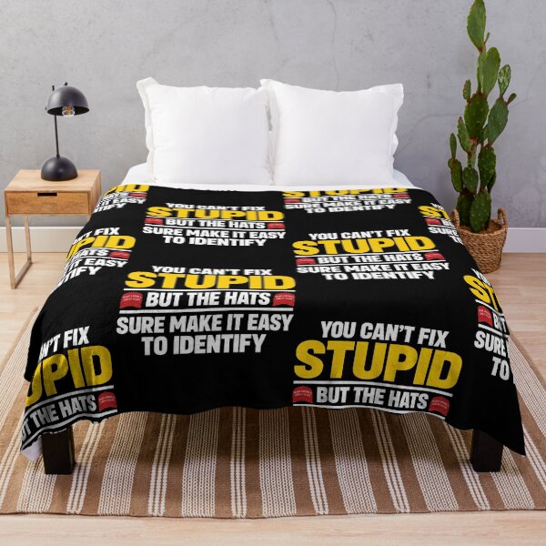 Item preview, You Can't Fix Stupid Political Satire Hat Humor designed and sold by Mind-Drift.