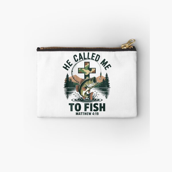 Item preview, He Called Me to Fish Christian Bass Fishing designed and sold by Glow-Paw-Studio.