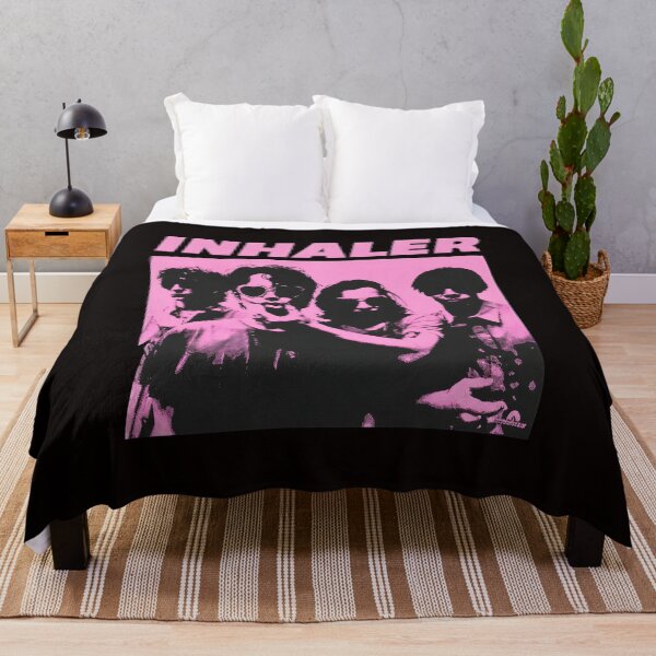 Artikelvorschau, Inhalator-Band Grafik Rosa Silhouette Kunst entworfen und verkauft von MouDesignArt.