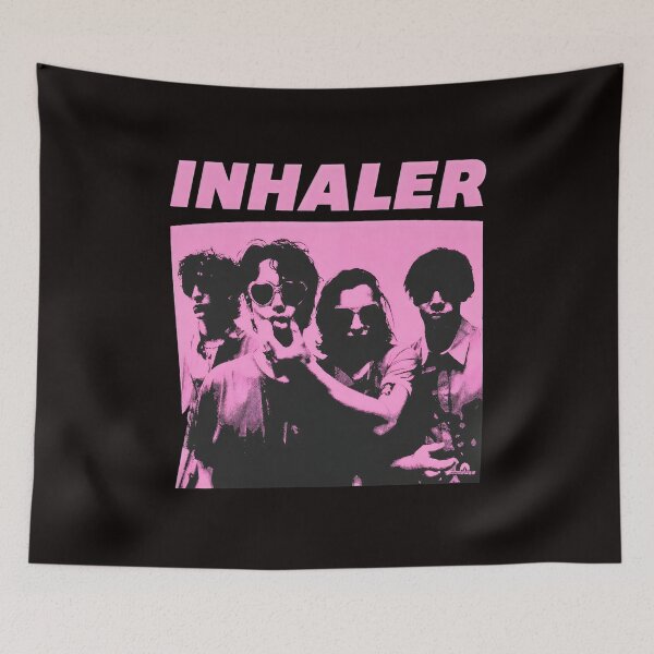 Item preview, Inhaler Band Graphic Pink Silhouette Art designed and sold by MouDesignArt.